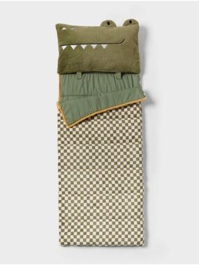 NWT Kids' Alligator Sleeping Bag